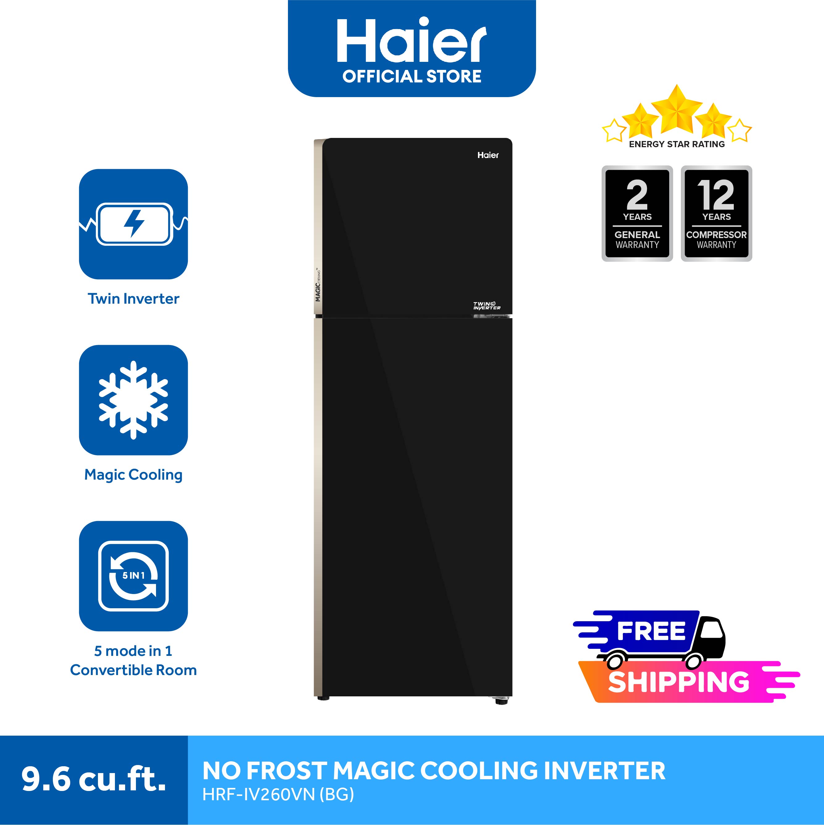 haier refrigerator hrf iv260vn