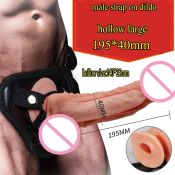 Super Soft Realistic Strap-On Dildo with Suction Cup