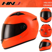 HNJ 855 Large Full Face Motorcycle Helmet with Dark Visor