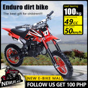 NewLife Enduro Pocket Bike 49cc: Kids Gasoline Motorcycle