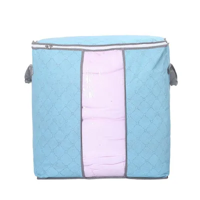 leo&bea Clothes Quilt storage bag Foldable Pillow Blanket Closet Underbed Organizer (3)