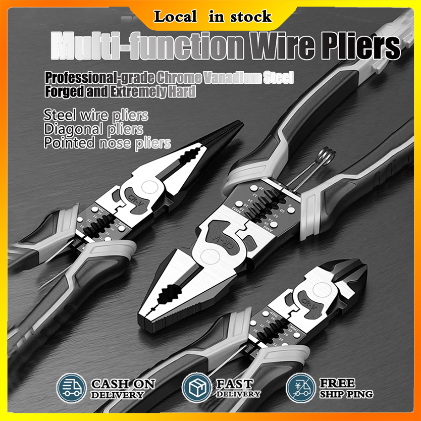 Multi-function Industrial Grade Pliers - Brand Name Wire Tools