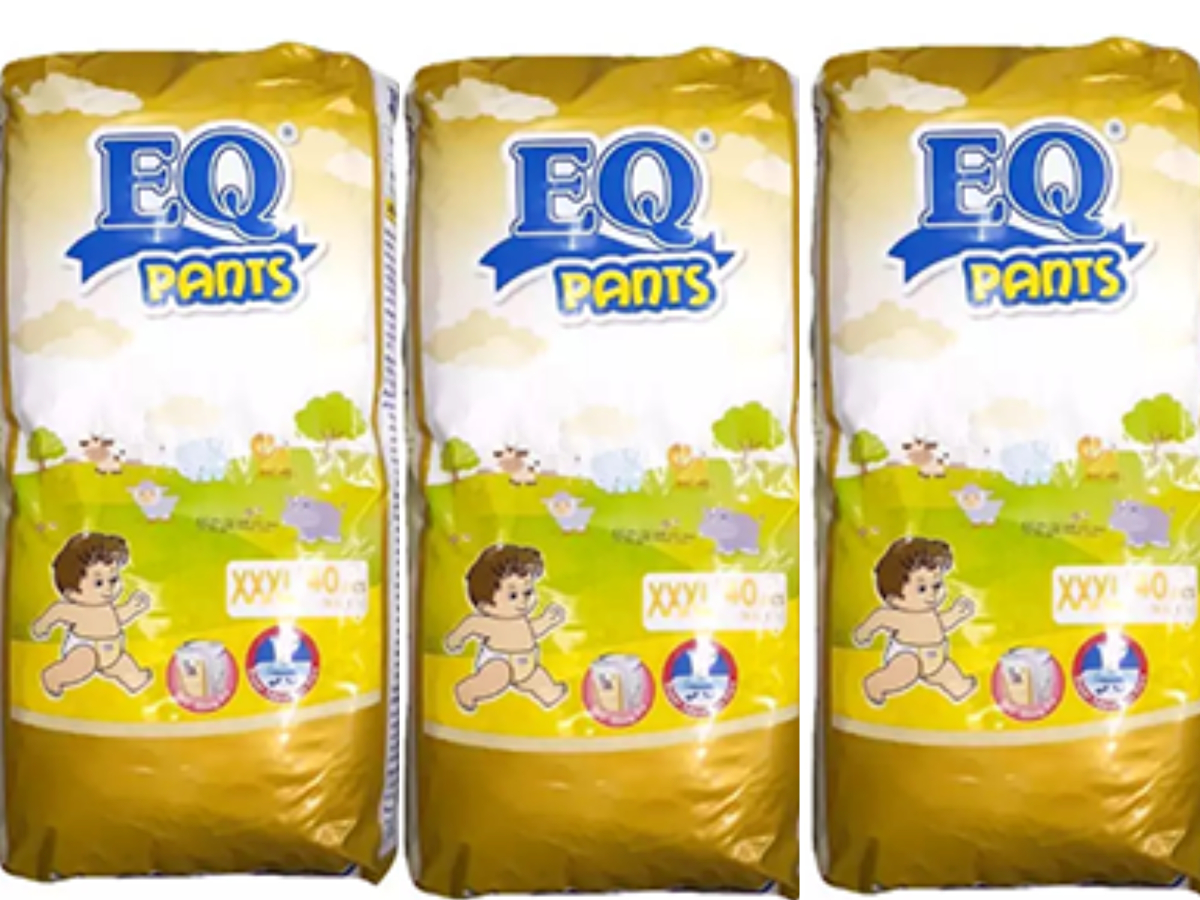 EQ Pants Jumbo Pack XXXL (15kg up) - 40 