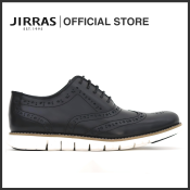Jeremiah Wingtip Oxford Shoes - Genuine Leather Handcrafted Filipino
