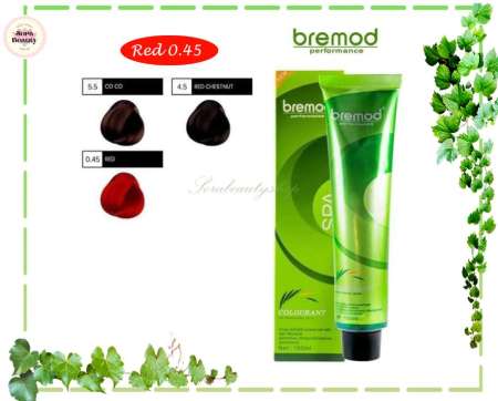 Bremod hair color dye Red 100ml  4/5  5/5  0/45