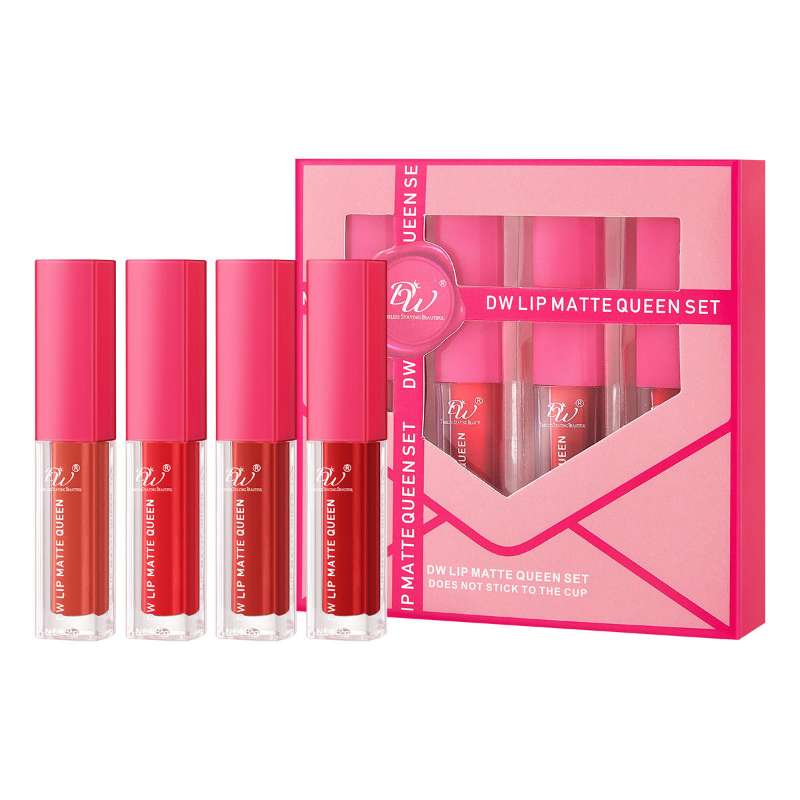 Shop Dw 4in1 Lip Matte Queen Set Long Lasting Cheap – Fast ...