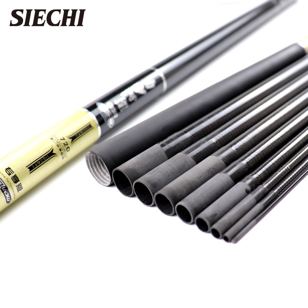 Super Light Hard Carbon Fiber Hand Fishing Pole Telescopic Fishing Rod  2.7M/3.6M/3.9M/4.5M/5.4M/6.3M/7.2M/8M/9M/10M Stream Rod