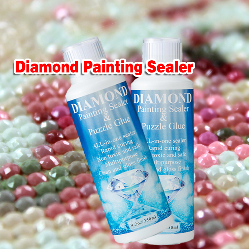100ml DIY Diamond Painting Conserver Permanent Hold Shine Effect Sealer