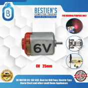 6V DC Motor - Ideal for USB Fans and Electric Toys