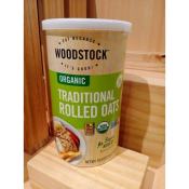 Woodstock Organic Rolled Oats, No Sugar Added, 524g