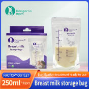 Kangaroomom Bpa Free Breastmilk Storage Bag 250mL