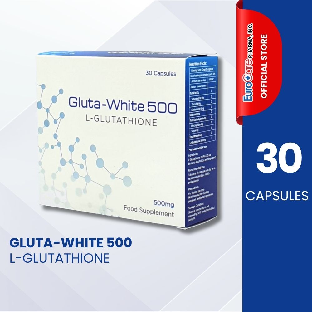 gluta white 500 l glutathione price Gluta-White L-Glutathione Capsule Looking to glow from within?