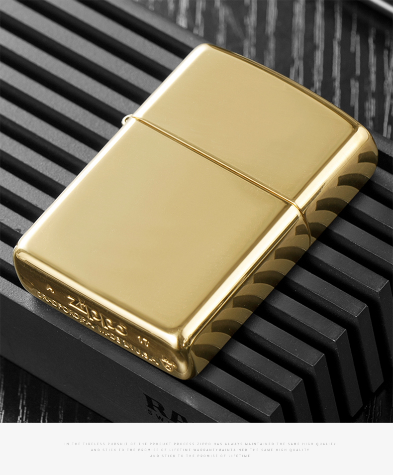 Zippo Lighter Regular Street Brass Refillable Windproof Lighter - Foto 7