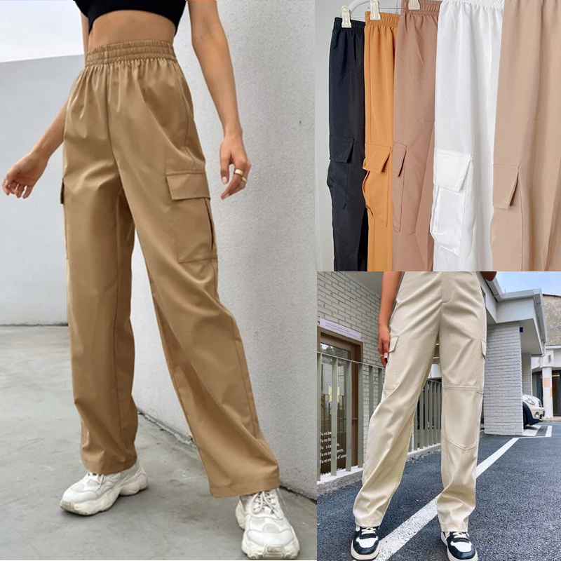 Lazada Philippines - KILY.PH Cargo Jogger Pants With Side Pocket 19A0051