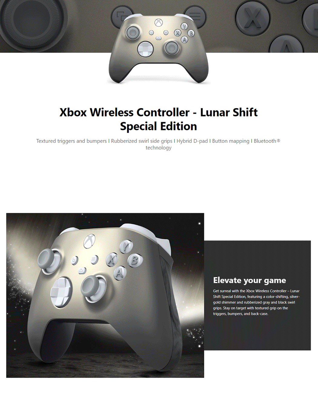 Xbox Wireless Controller - Lunar Shift Special Edition