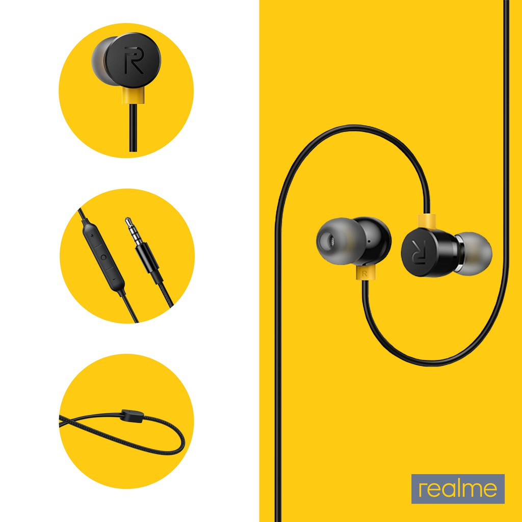 realme c2 earphones