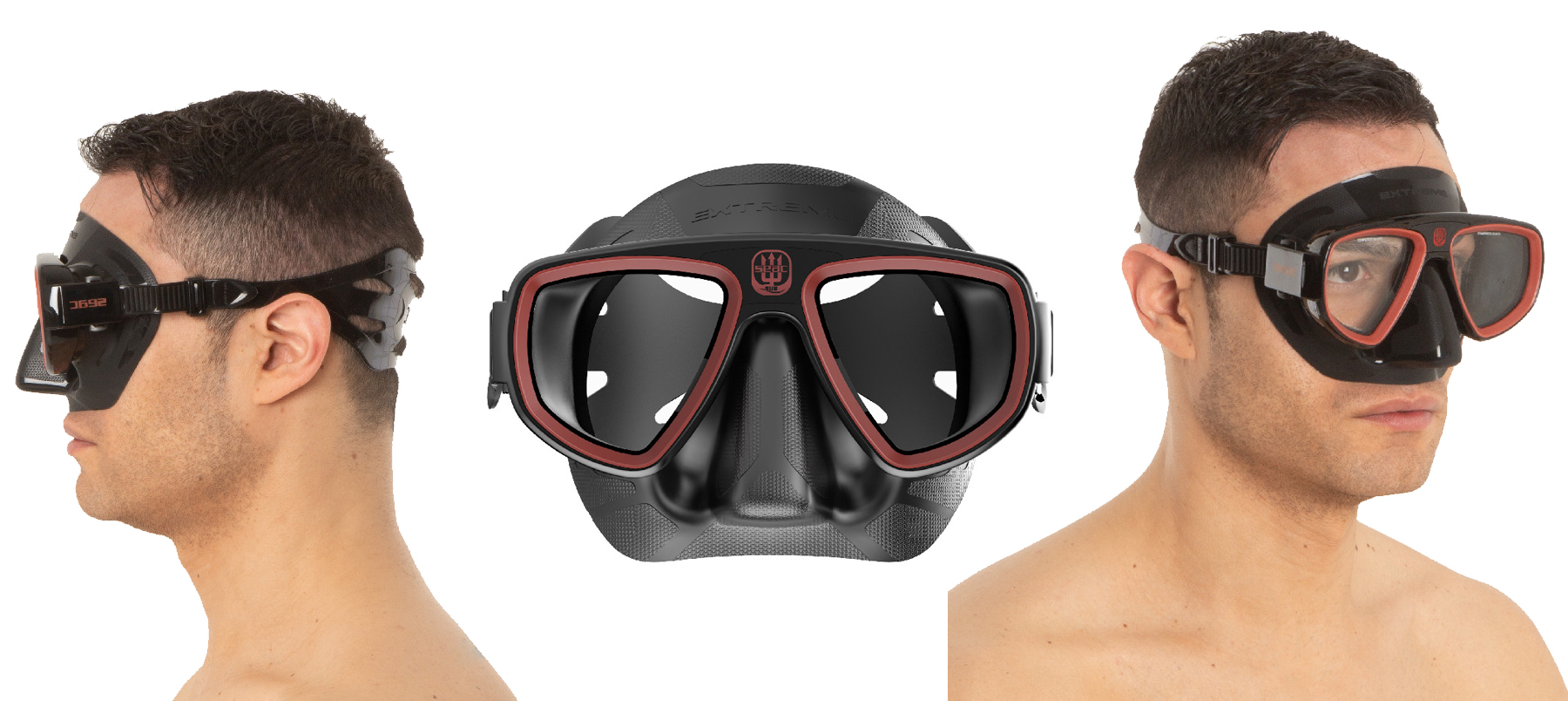 Seac Extreme 50 Spearfishing Mask Black