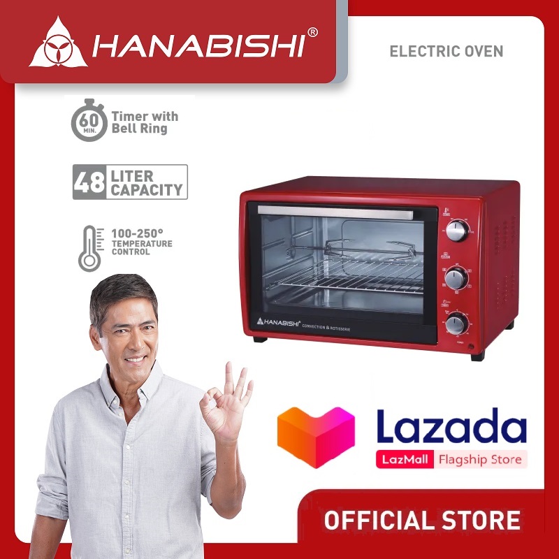 Hanabishi electric deals oven 55 liters