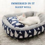 Soft Washable Pet Bed, Warm & Comfortable, OEM