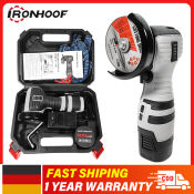 IRONHOOF Cordless Angle Grinder - Portable Electric Hand Polisher