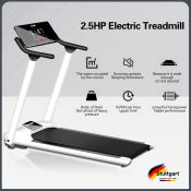 Luxury Folding Treadmill - 2.5HP Electric Fitness Machine Stuttgart Appliances