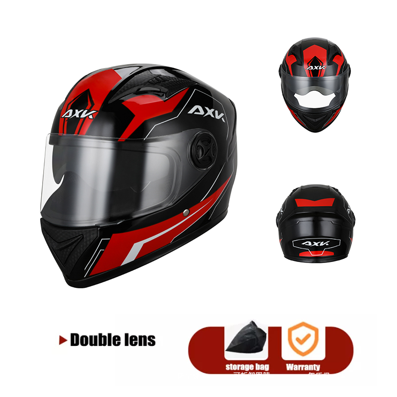 AXK Motorcycle Alliance Icc sticker Helmet Motorcycle Full Face，5562cm