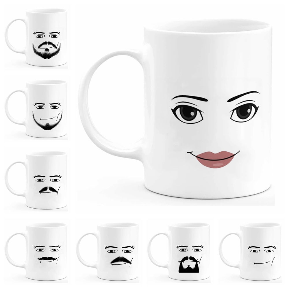 Roblox Man Face Mug Special Mug For Roblox Fans! - BigBuckle
