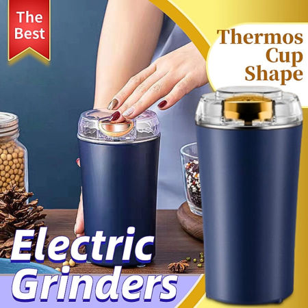 Steal Electric Grinder Thermos Cup - Portable Coffee Crusher