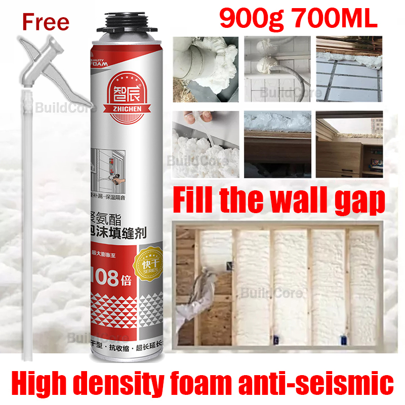 10pcs Spray Foam Tubes Nozzle Gap Filling Insulating Foam Tube