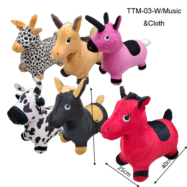 Plush jumping horse deals