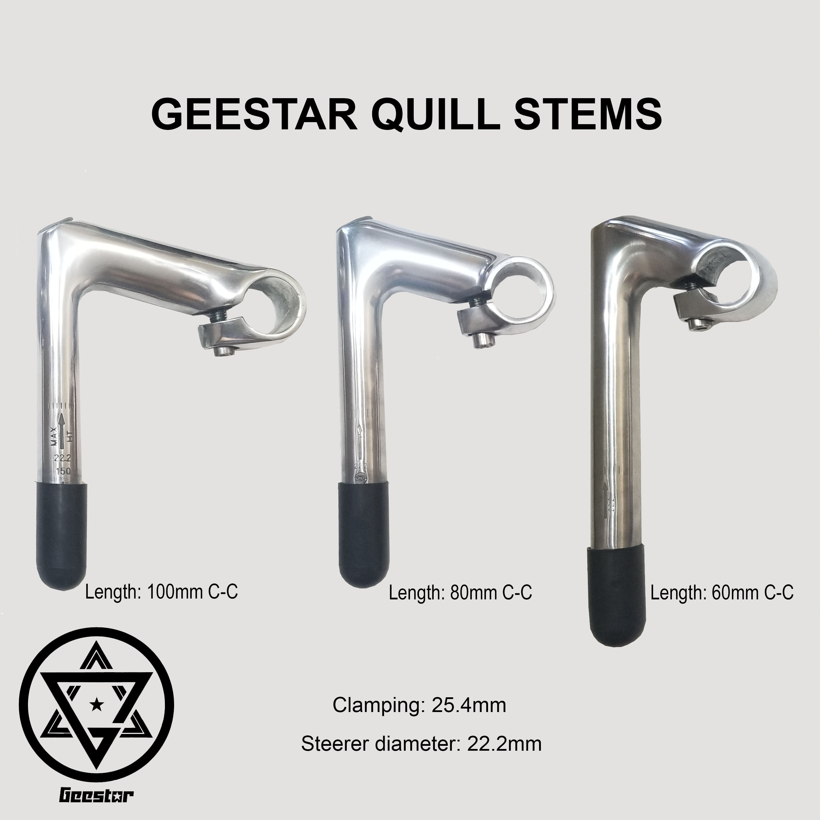 Geestar Quill Stem Classic Vintage Bicycle Standard size for