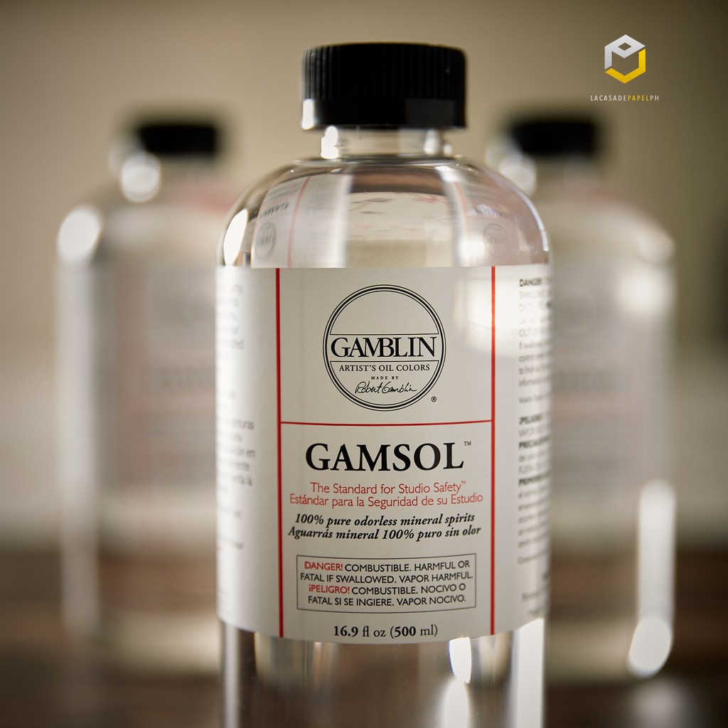 GAMSOL Odorless Mineral Spirits - 500 ml (16.9 fl oz.)