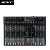 Sokc ET8/12 Bluetooth Mixer Amplifier for Live Studio Audio