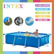 INTEX Steel Frame Family Swimming Pool - Multiple Sizes Available