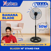 Astron BLAZER 16" Stand Fan with Transparent Banana Blade