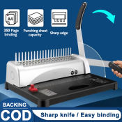 "21-Hole Comb Binding Machine for Office, School, and Home"