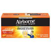 Airborne Vitamin C Immune Support Tablets | Zesty Orange/Berry