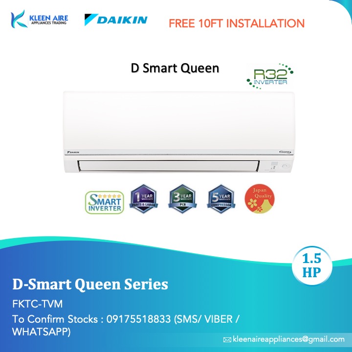 daikin d smart queen series features