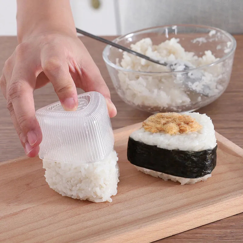 Sushi Mold Onigiri Rice Ball Food Press Triangular Sushi Maker Mold Sushi  Kit - Temu