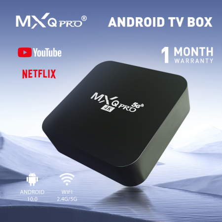 MXQ Pro 4K Android TV Box 5G - Smart Media Player