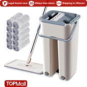 360 Spin Self Wash Floor Mop Set by Top