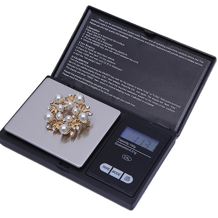 6 Mode Mini LCD Pocket Scale with Calibration Weights Tweezers and Weighing Pans Electronic Weighing Scales for Jewelry Coins Reload and Kitchen Diagtree Digital Milligram Pocket Scales 0.001g x 50g 