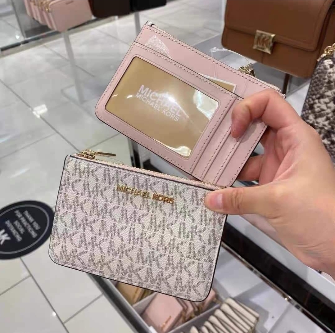 Michael kors clearance zip coin purse