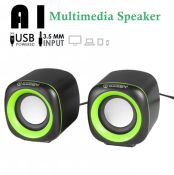 A1 USB Stereo Multimedia Speakers for PC and Smartphone