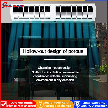 0.6-1.2M Commercial mute Air Curtain Door Fan Machine inverter blower for home Dust and Insect Proof With remote control Presyo  2,012 Piso*Libreng Shipping