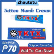 Zhoututu TKTX Numbing Tattoo Cream - 39% More Numbness (Blue