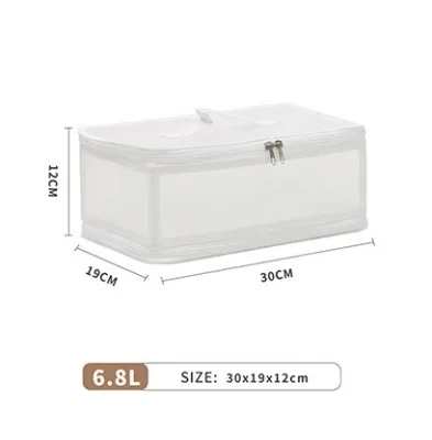 【Ship from Manila】1PCS Waterproof PP Plastic Storage Boxes Sundries Storage Organisation Dust-proof Moisture-proof Clothes Sorting Foldable Storage Bag (1)