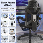 Korean Mesh Gaming Chair with Foot Rest and Head Rest