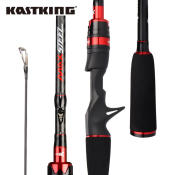 KastKing Max Steel Carbon Fishing Rod for Bass Pike