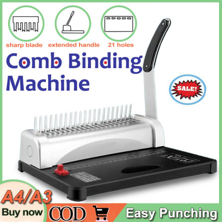 Heavy Duty A4/A3 Comb Binding Machine - 